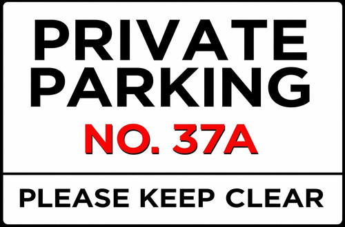 Personalised private parking - personalised,