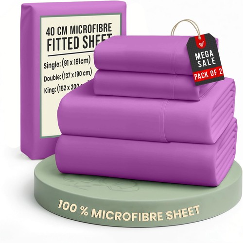 Pack fitted sheet - fitted, soft