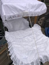 Vintage Sun Canopy Frame , Canopy Cover , And Quilt Bedding Set