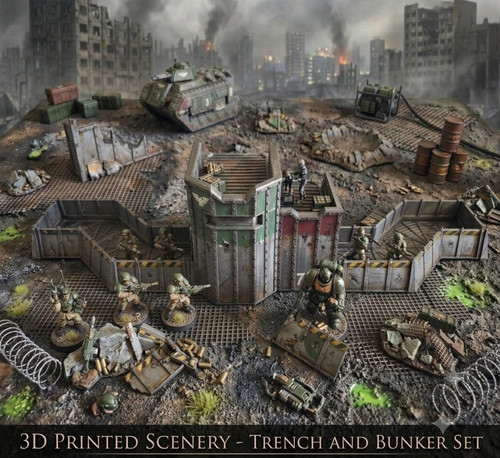 Trench and bunker set - bunker,