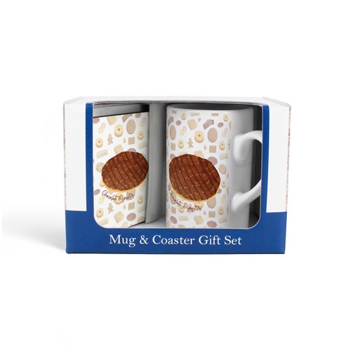 Novelty biscuits mug coaster - novelty,