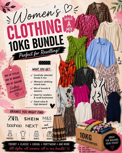 10kg mixed women clothing - 10kg, women’s