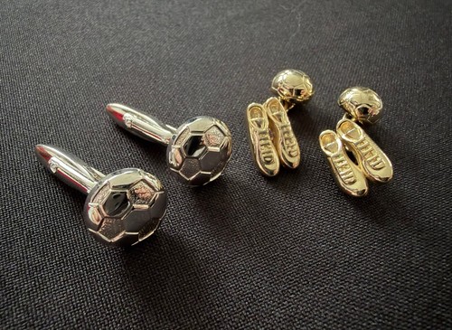 Football boots groom cufflinks - football,