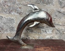 Vintage Nickel Plated Dolphin