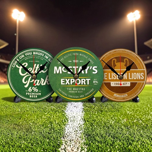 Celtic football clock novelty - football,