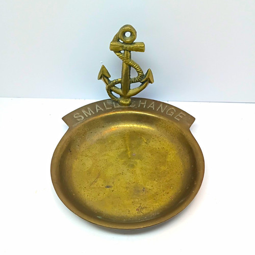 Vintage brass small change - vintage,