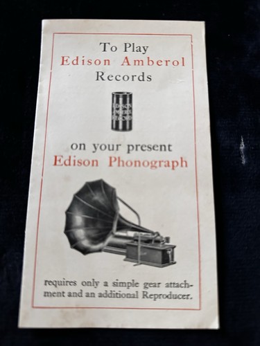 Edison records brochure - records,