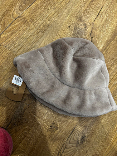 Primark taupe faux fur bucket - faux,