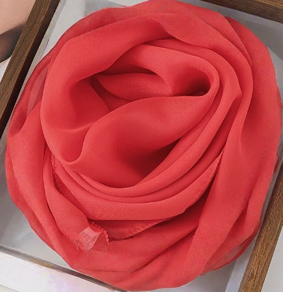 Chiffon scarf with magnetic - chiffon,