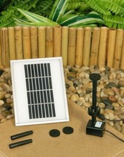 Solar Panel With Pump And Led