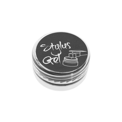 Turntable stylus cleaning - turntable, gel