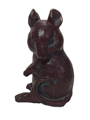 Mouse garden ornament figure - mouse,