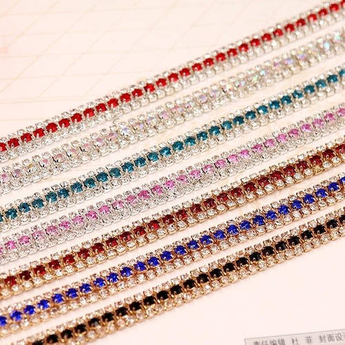 Yard rows colorful crystal - rows,