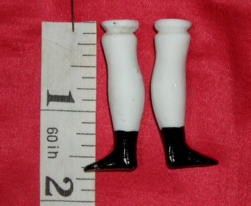 Antique bisque legs china - antique,