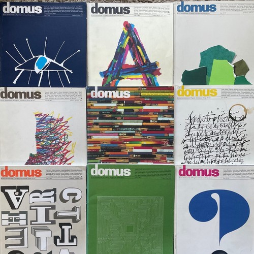Domus mag bundle lot - domus, x9