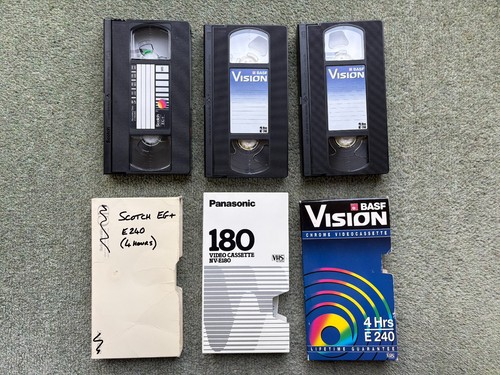 Basf 1x scotch e240 vhs - scotch,