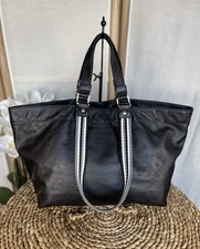 Boden slouchy black leather