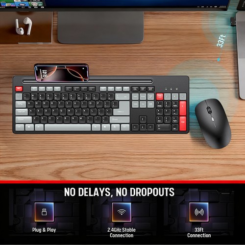 4ghz wireless keyboard - 2.4ghz, and