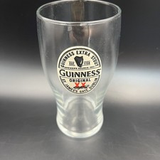 Vintage Guinness Original XX St. James's Gate Bottle Label Pint Glass RARE VGC