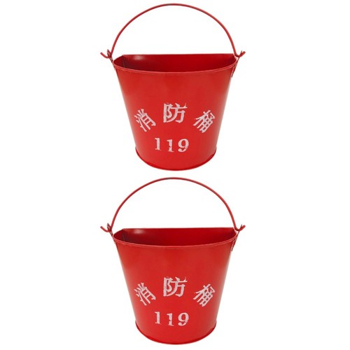 Pcs iron sand bucket fire - iron,