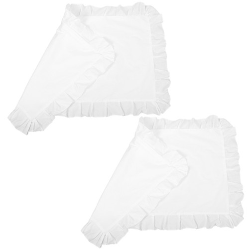Cotton pillowcases pair white - cotton,