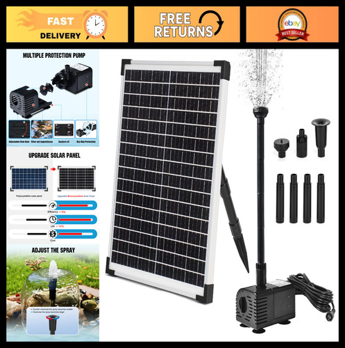Solar water fountain - solar, kit