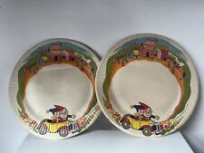Vintage Noddy Paper Plates 1964 60s Kids Party Ware