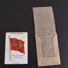 Fabric Cigarette Card British Empire Flag