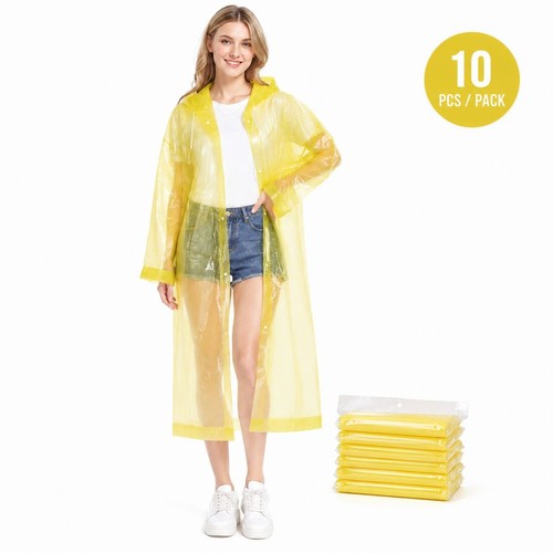 Adult disposable rain poncho - adult,