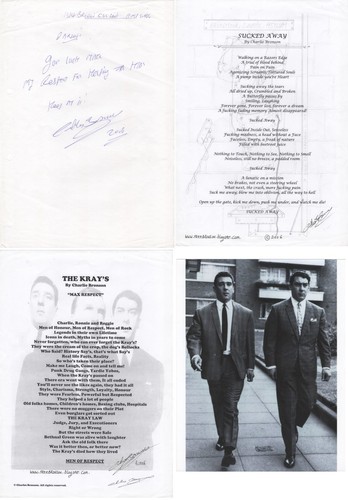 Charles bronson signed letter - charles,