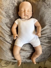 Nines D'onil Sleeping Baby Reborn Lifelike Weighted Soft Body Doll, 14 inches