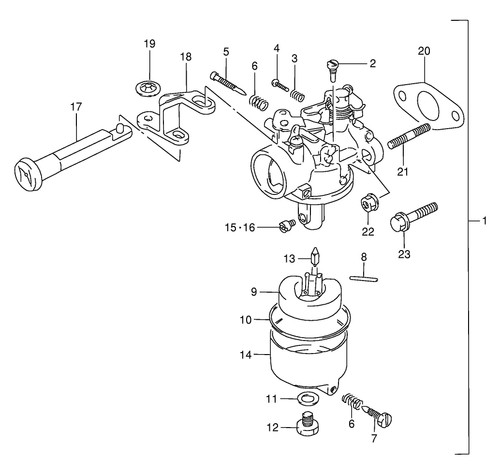 Suzuki genuine carburetor - genuine,