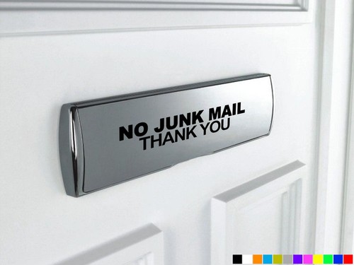 Junk mail thank you door - thank,