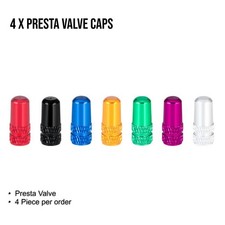4 X Presta Valve Caps Dust