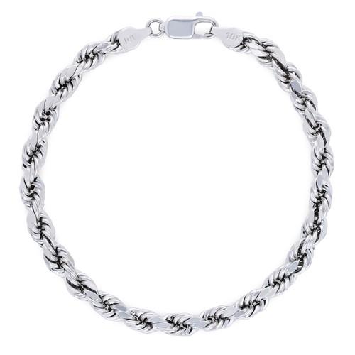 10k white gold mens 5mm - white,