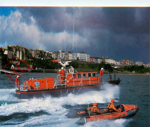 Picture postcard rnli tenby - postcard>,