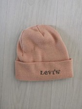 Womans Pink Levi Beanie Hat