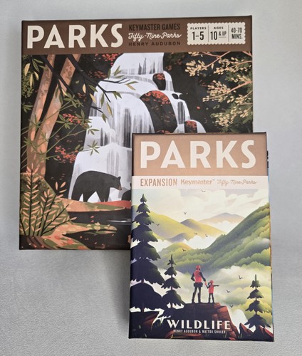 Parks board game - with, wildlife