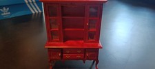 Dolls House Mahogany Dresser Table Cabinet 1/12 Scale Dining Room