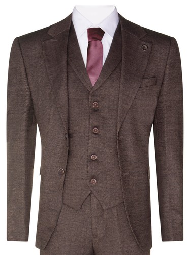 Mens brown piece tweed - mens,