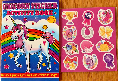 Children unicorn colouring - children's,