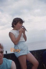 35mm Slide - Girl Eating Ice