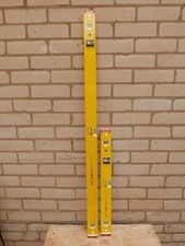 STABILA 96/2 24" 60CM & 48" 120CM HEAVY DUTY RIBBED DOUBLE PLUMB SPIRIT LEVELS