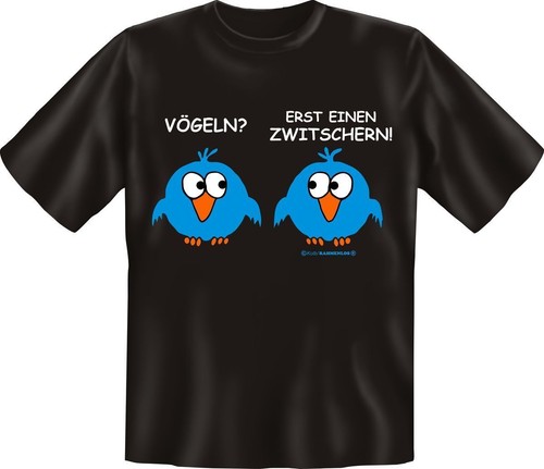 Men shirt with birds - t-shirt,