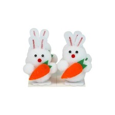 Bunny Rabbits with Carrots