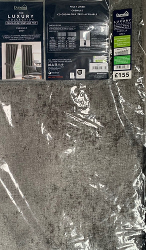 Dunelm luxury dark grey - dunelm,