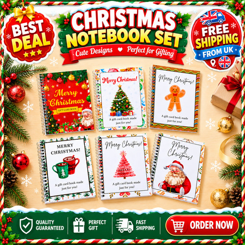 Christmas gift card book - card,