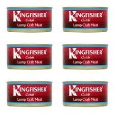 6 x KINGFISHER Lump Crab Meat