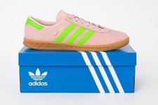 Adidas Hamburg Womens Trainers  Pink / Green Size UK 5 - New & Unworn ✅