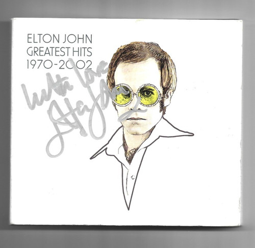 Elton john signed - elton,